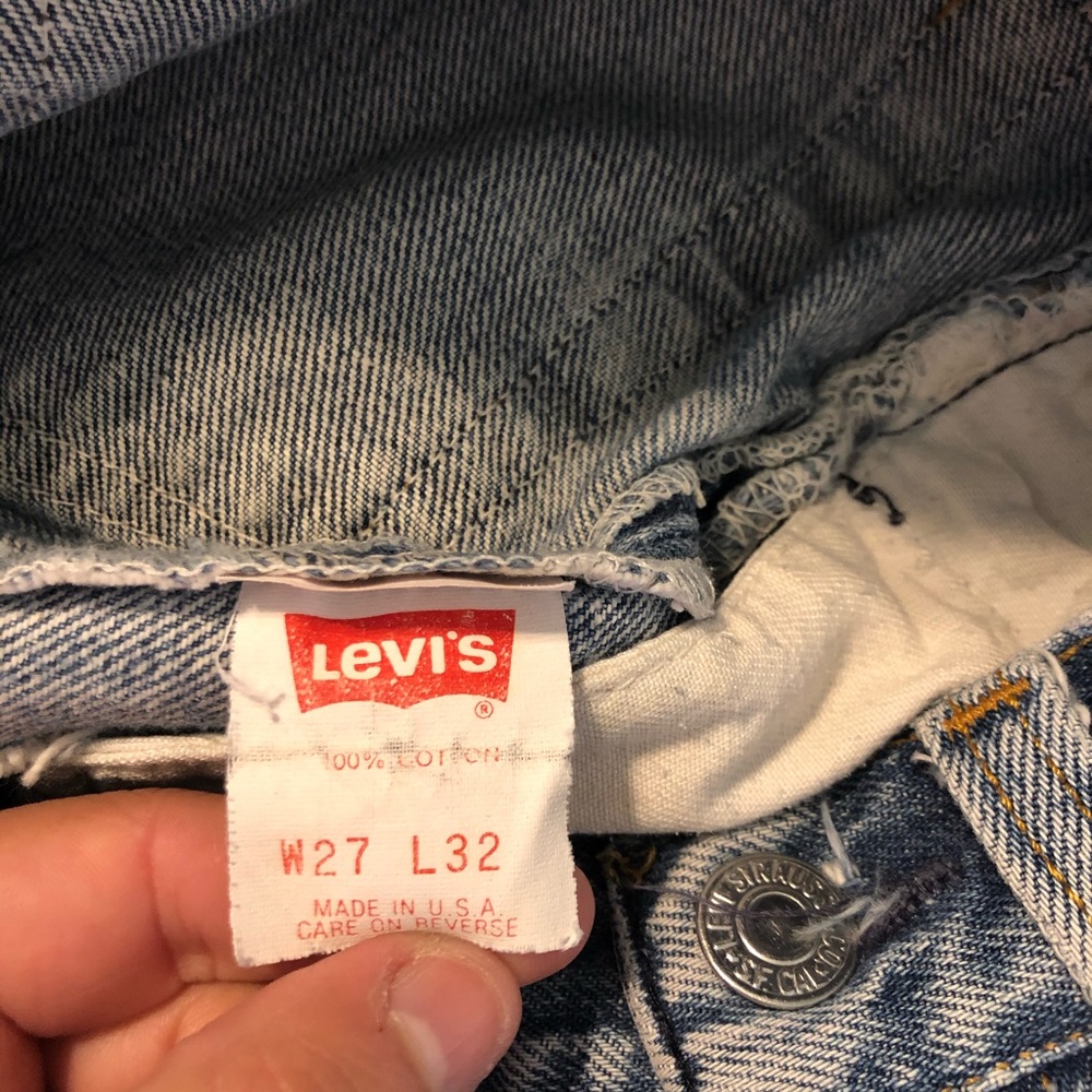 Vintage Levi’s Custom Distressed Shorts - image 6